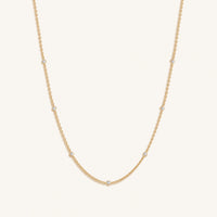 Starry Skies CZ Crystal Gold Necklace