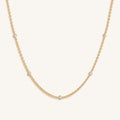Starry Skies CZ Crystal Gold Necklace 3