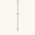 Intuition & Grace Rainbow Moonstone & Pearl Butterfly Gold Necklace 6