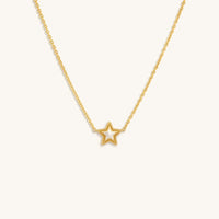 Inner Strength Rainbow Moonstone & Pearl Star Gold Necklace