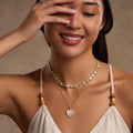 Nurturing Energy Mother of Pearl Heart Necklace 2