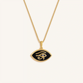 Sacred Gaze Eye of Horus Gold Necklace 1