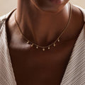 Graceful Abundance Gold Charm Necklace 2