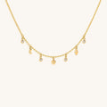 Graceful Abundance Gold Charm Necklace 1