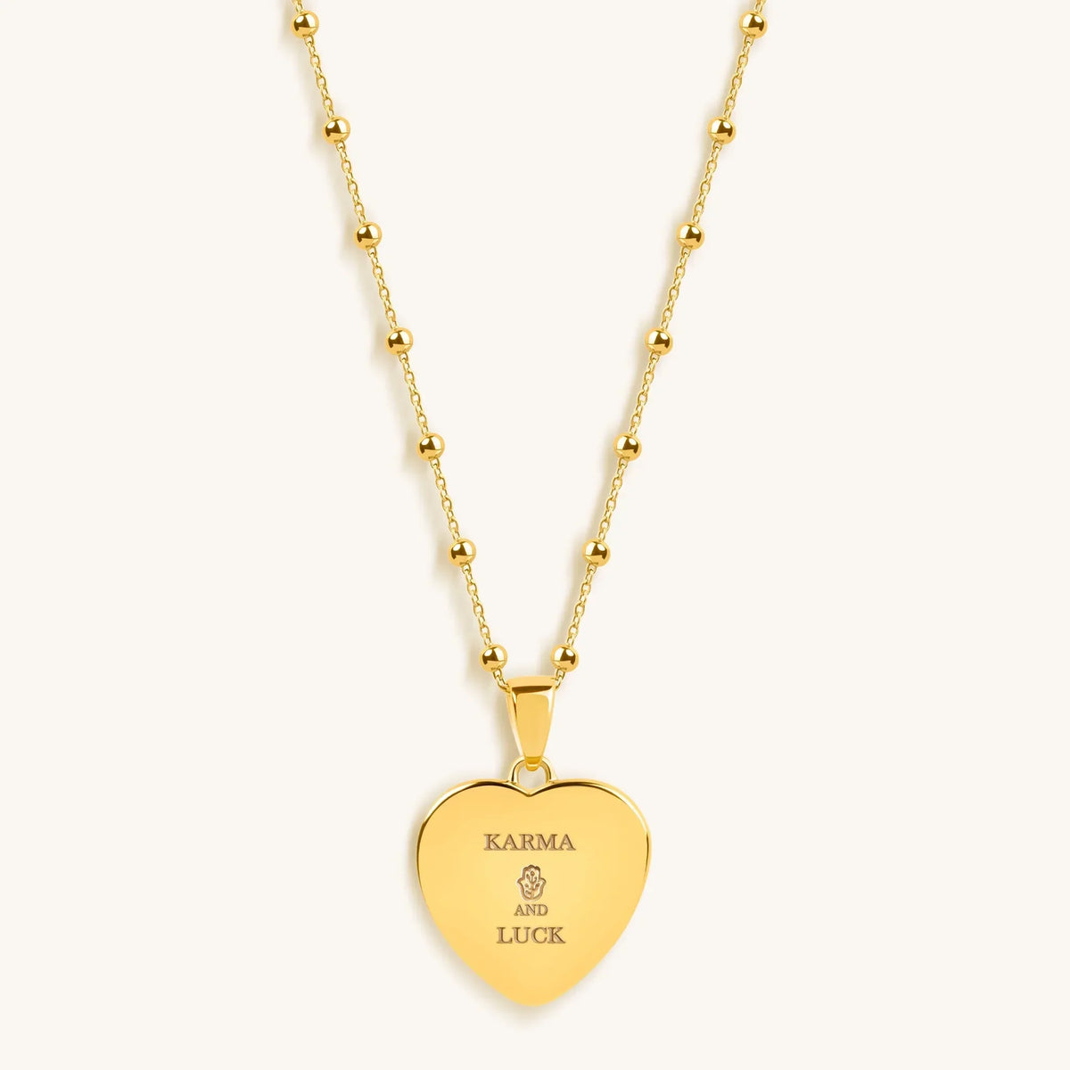 Serene Love Jade Heart Diamond Evil Eye Necklace