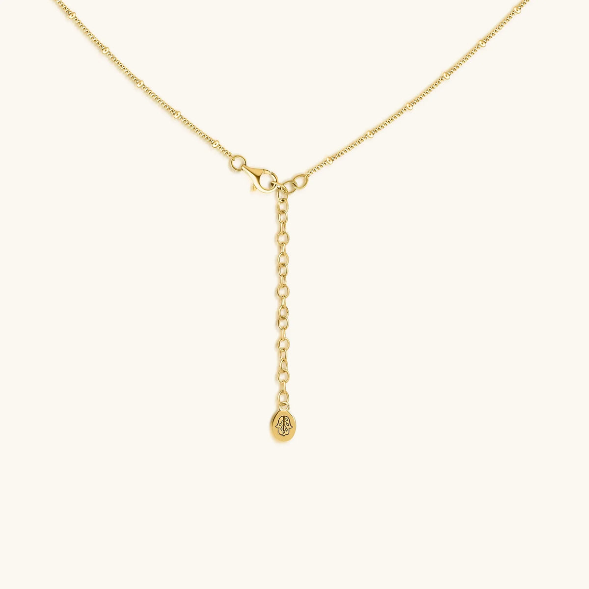 Endless Link Diamond Cut Gold Necklace