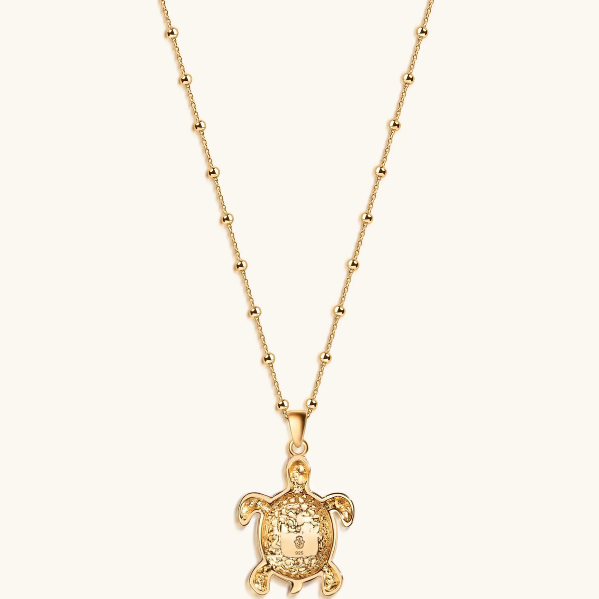 Intuitive Wisdom Multi Symbol Chakra Turtle Necklace