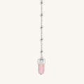 Guided by Love Rose Quartz Silver Evil Eye Necklace 4