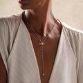 Sunny Soul - Citrine Silver Evil Eye Necklace 2