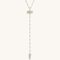 Sunny Soul - Citrine Silver Evil Eye Necklace 1