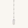 Clear Mind Crystal Quartz Silver Evil Eye Necklace 5