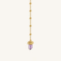 Sacred Remedy Gold Amethyst Evil Eye Necklace 5