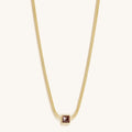 Love & Cherish Ruby Evil Eye July Birthstone Necklace 3