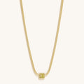 Motivate & Inspire Peridot Evil Eye August Birthstone Necklace 3