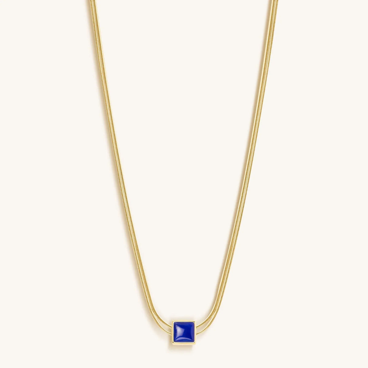 Manifest & Believe Lapis Lazuli Evil Eye September Birthstone Necklace