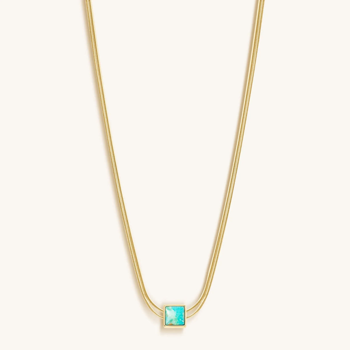 Soothe & Heal Turquoise Evil Eye December Birthstone Necklace