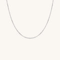 Spiritual Connection Diamond Cut Silver Necklace 1