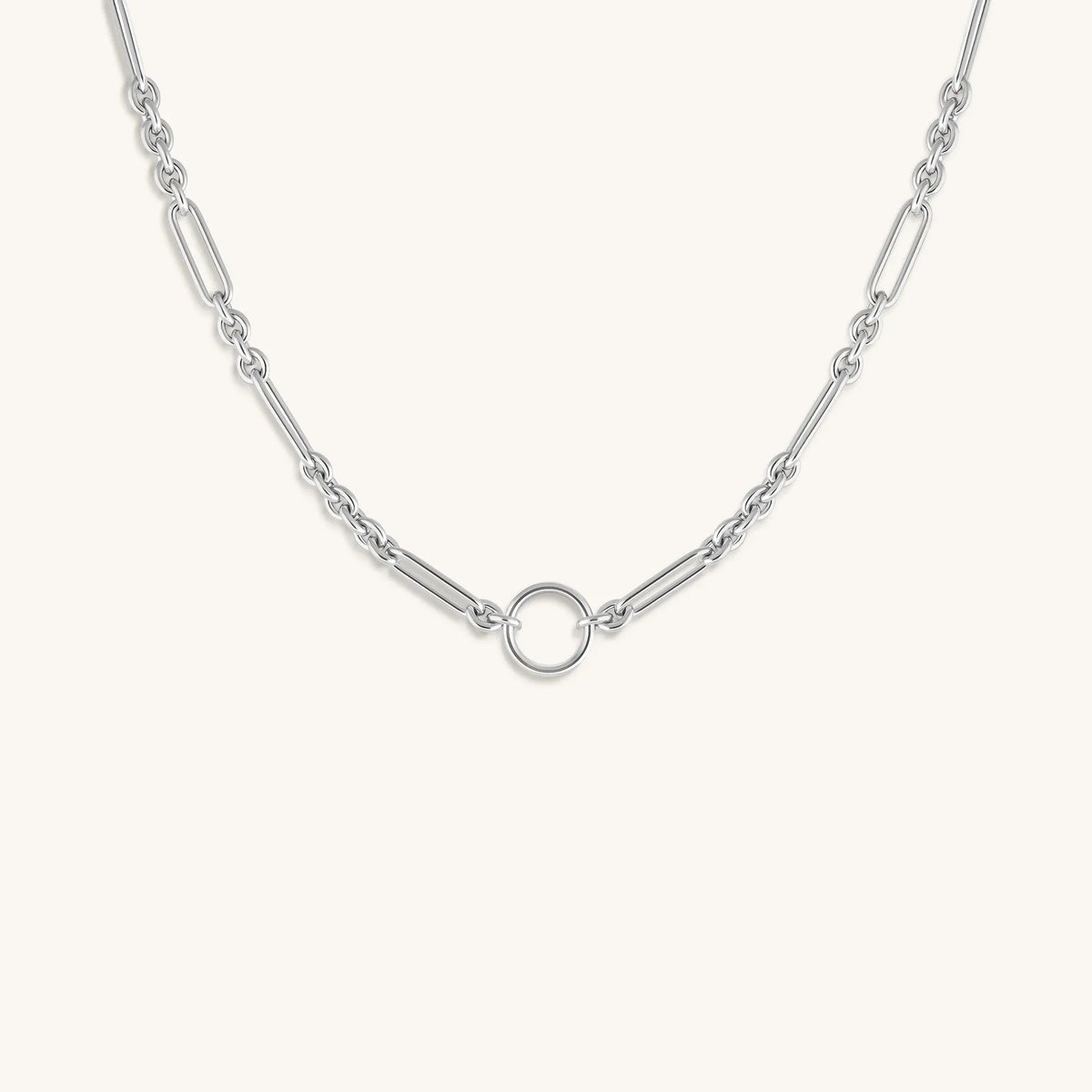 Celestial Ties Silver Necklace