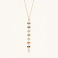 Magical Drops Multi-Stone Chakra Lariat Necklace 1
