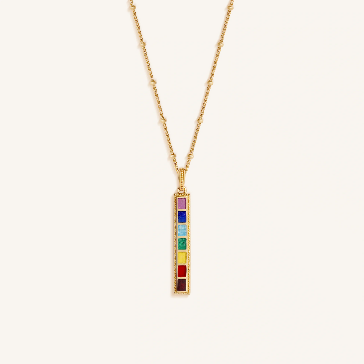 Sacred Flow Seven Chakra Energy Necklace