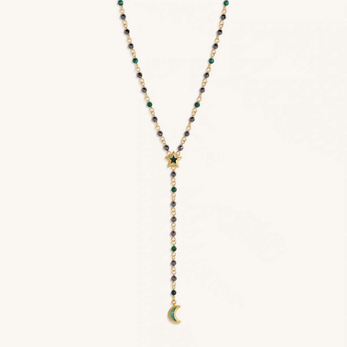 Moonlit Serenity Moon & Star Necklace