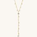 Diamond Mind Gold Rosary Necklace 1