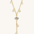 Diamond Mind Gold Rosary Necklace 3