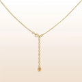 Diamond Mind Gold Rosary Necklace 5