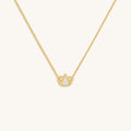 Centered Mindset Lotus Mother of Pearl Necklace 1