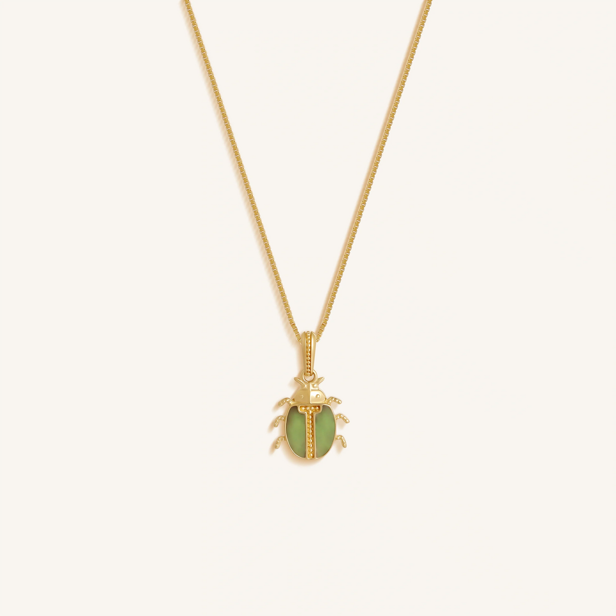 Ancient Keeper Jade Scarab Necklace