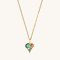 Expansive Love Heart Charm Necklace 1