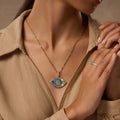 Universal Consciousness Evil Eye Charm Necklace 2