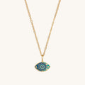 Universal Consciousness Evil Eye Charm Necklace 1