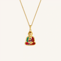 Radiant Stillness Buddha Charm Necklace