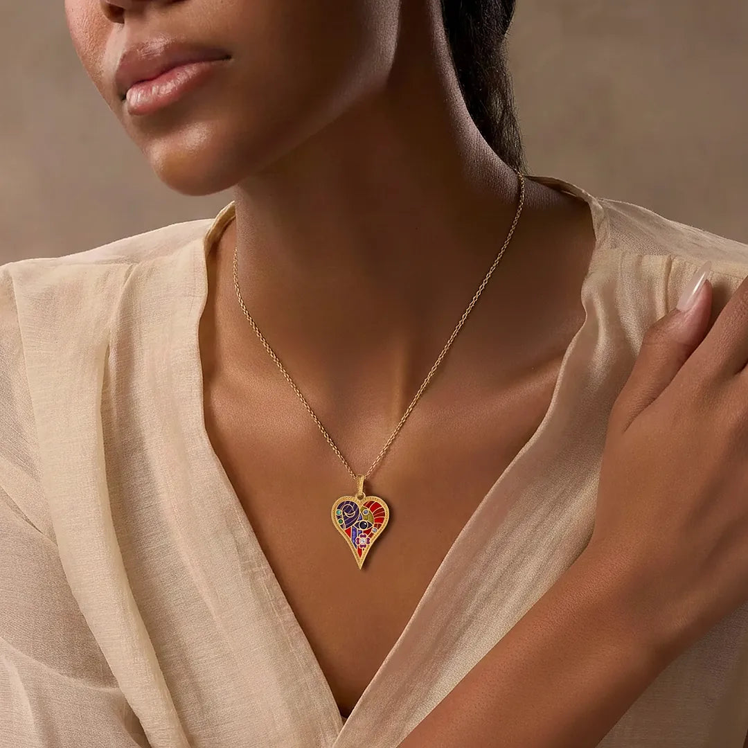Verdant Grace Multi-Gemstone Necklace