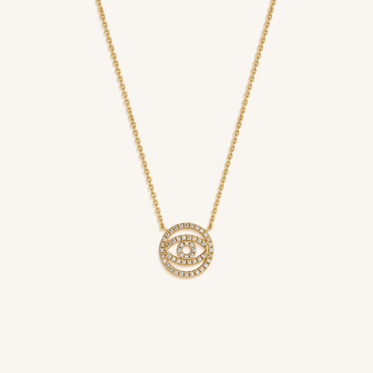 Silent Glow Evil Eye Protection Necklace