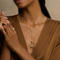 Spiritual Masterpiece Evil Eye Pearl Necklace 2