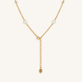 Spiritual Masterpiece Evil Eye Pearl Necklace 4