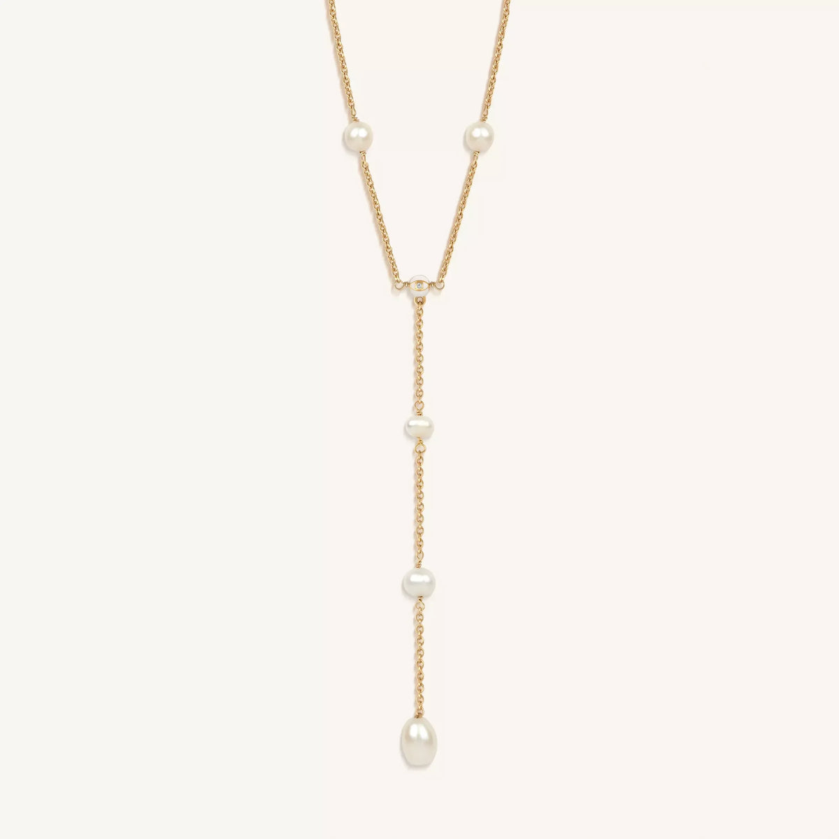 Spiritual Masterpiece Evil Eye Pearl Necklace