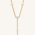 Spiritual Masterpiece Evil Eye Pearl Necklace 3