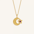 Crescent and Star Quran Nano Chip Necklace 1