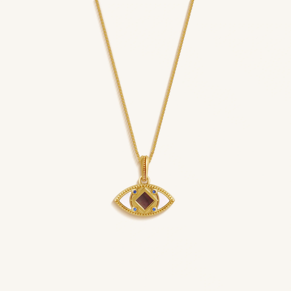 Illuminated Vision Sapphire Torah Nano Chip Necklace