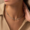 Lucky Manifestation Hamsa & Evil Eye Tennis Necklace 2