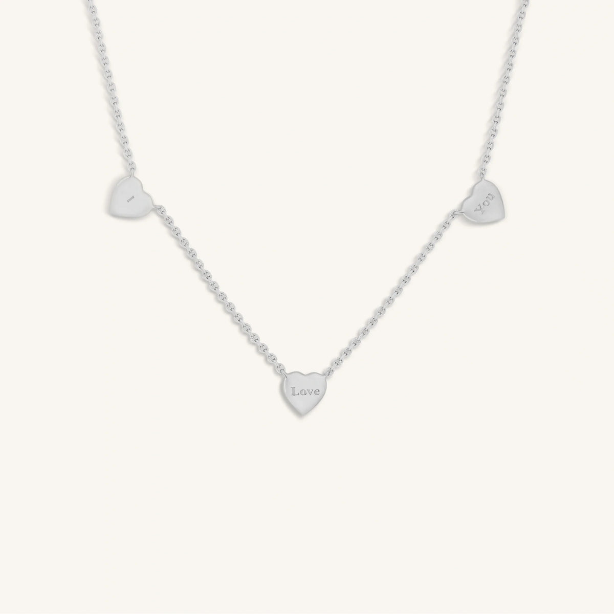 Serene Vibes Mother of Pearl Heart Silver Necklace