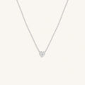 Dreamy Spirit Diamond Heart Silver Necklace 1