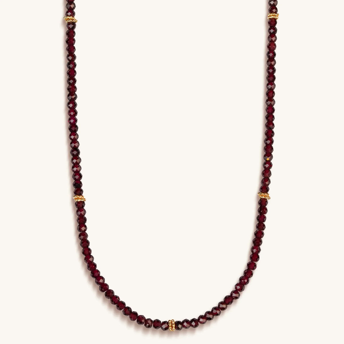 Spirit of Love Garnet Stone Wrap Bracelet