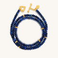 Peaceful Heart Lapis Lazuli Wrap Bracelet 3