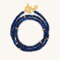 Peaceful Heart Lapis Lazuli Wrap Bracelet 1