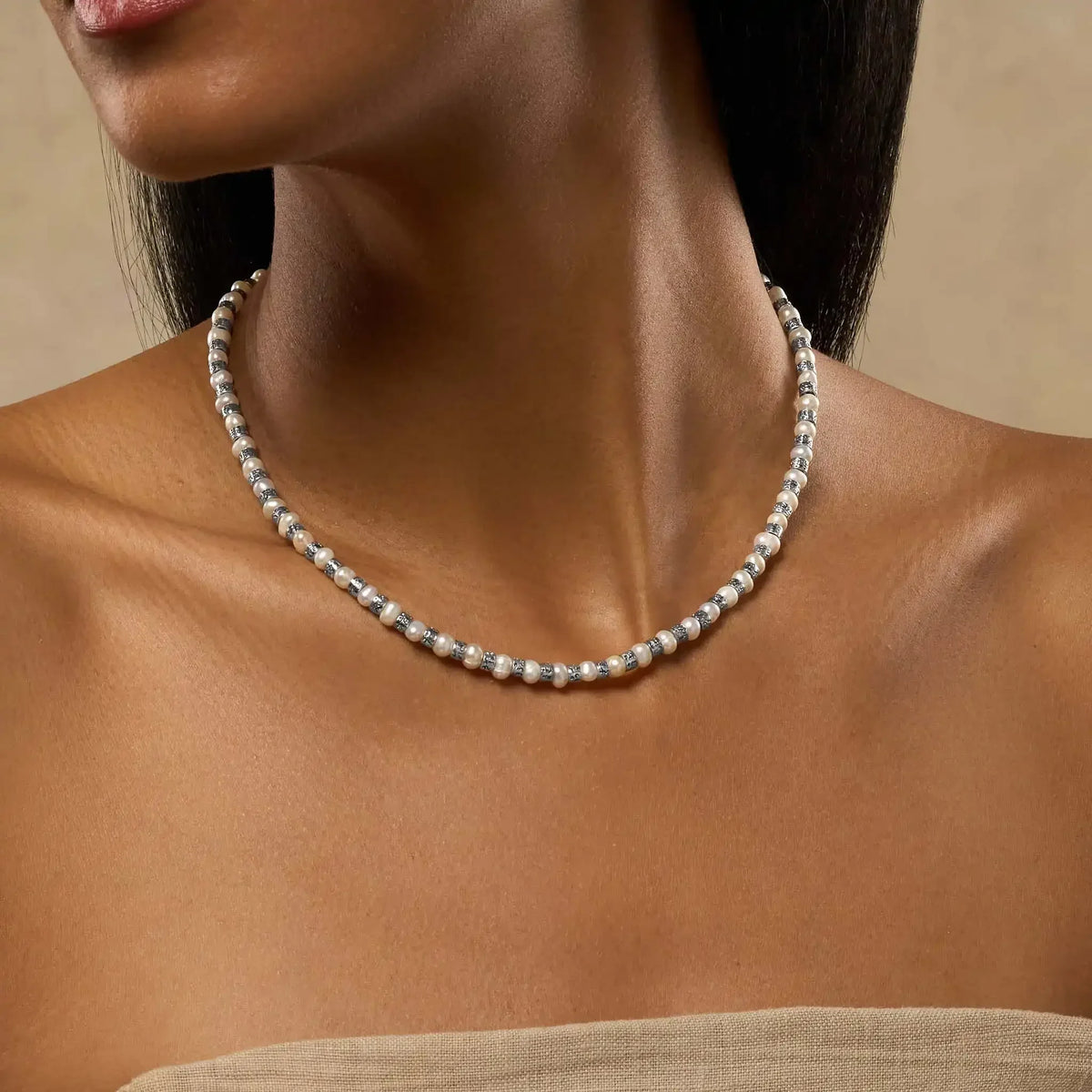 Pure Love Pearl Mantra Necklace
