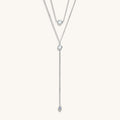 Universal Wisdom - Double Layer Blue Topaz Necklace 3
